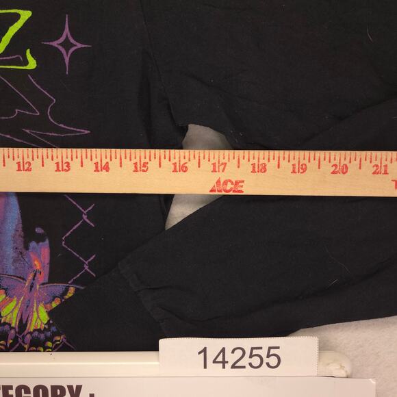 Swixxz Crew Neck Graphic Long Sleeve T Shirt Adult Mens Size Small S Black - Picture 7 of 9